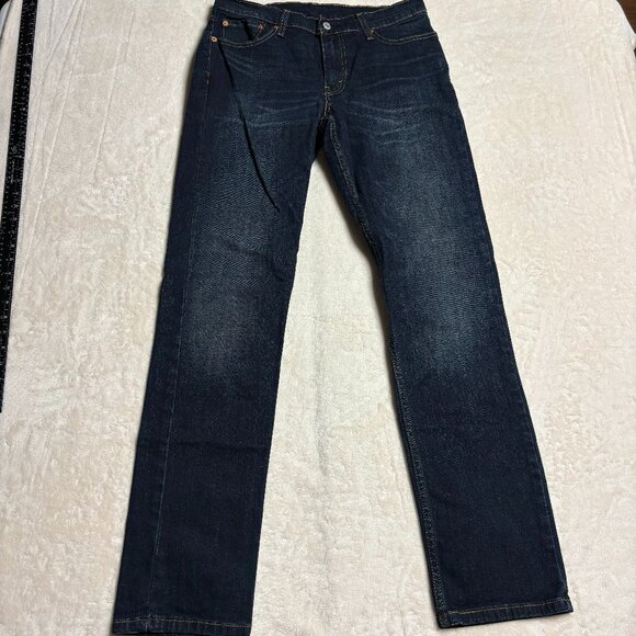 Levi Mens 511 Slim Fit Demin Jeans Size 32 x 34 Dark Wash - Picture 1 of 15